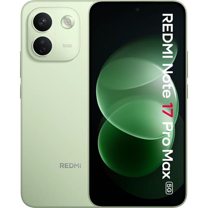Xiaomi Redmi Note 17 Pro Max 5G, 8GB 256GB, 6.83 AMOLED, 10000mAh, verde