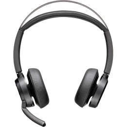 Fone de ouvido HP Poly Voyager Focus 2-M USB-DC, adaptador USB-C/A, base de carregamento, oferta especial para clientes 1