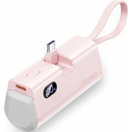 Batterie externe 4800 mAh Vention FHQP0/ 22,5 W/ Rose