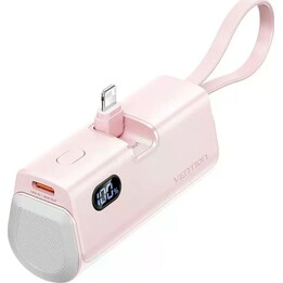 Powerbank 4800mAh Vention FHRP0/ 22.5W/ Pink