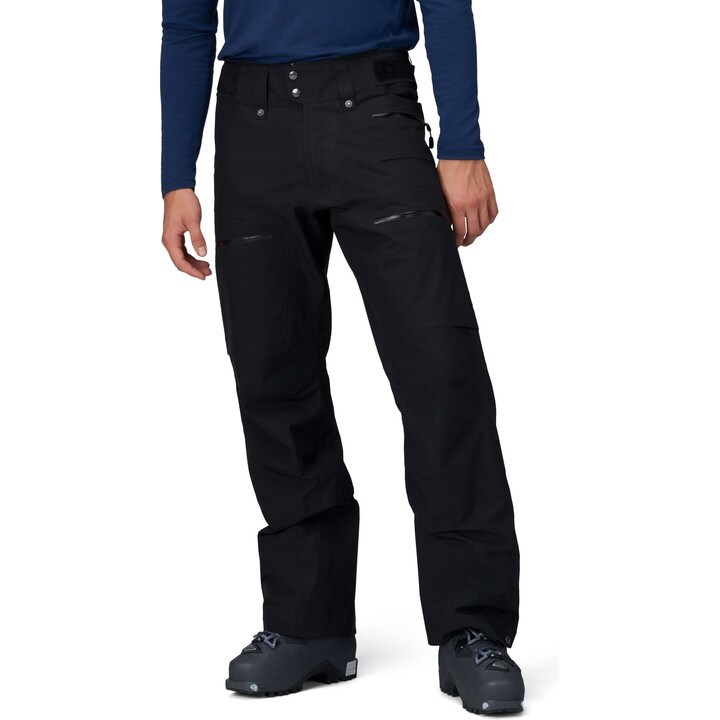 Pantalones de esquí Norrona Lofoten GORE-TEX 583818 Caviar/Caviar, talla L