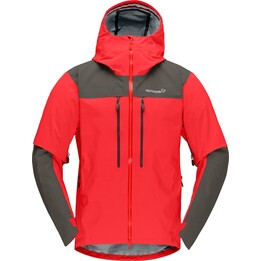 Veste Norrona Trollveggen GORE-TEX Pro Light 669885, rouge écarlate, taille L