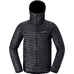 Norrona Trollveggen Superlight Down800 Hooded Jacket 670097 Black Caviar Size M