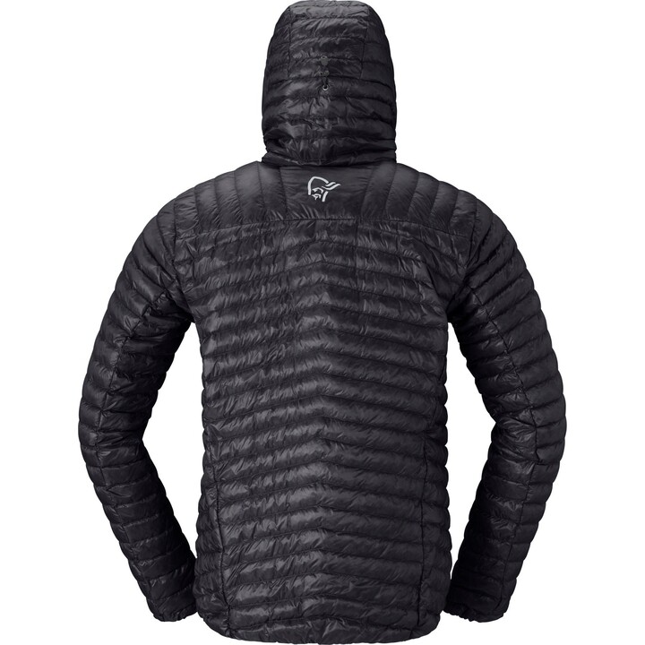 Chaqueta con capucha Norrona Trollveggen Superlight Down800, 670097, color negro caviar, talla M