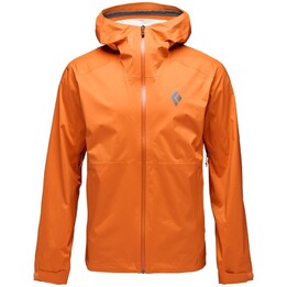 Chaqueta impermeable Black Diamond Fineline Stretch 699519, color azafrán, talla L