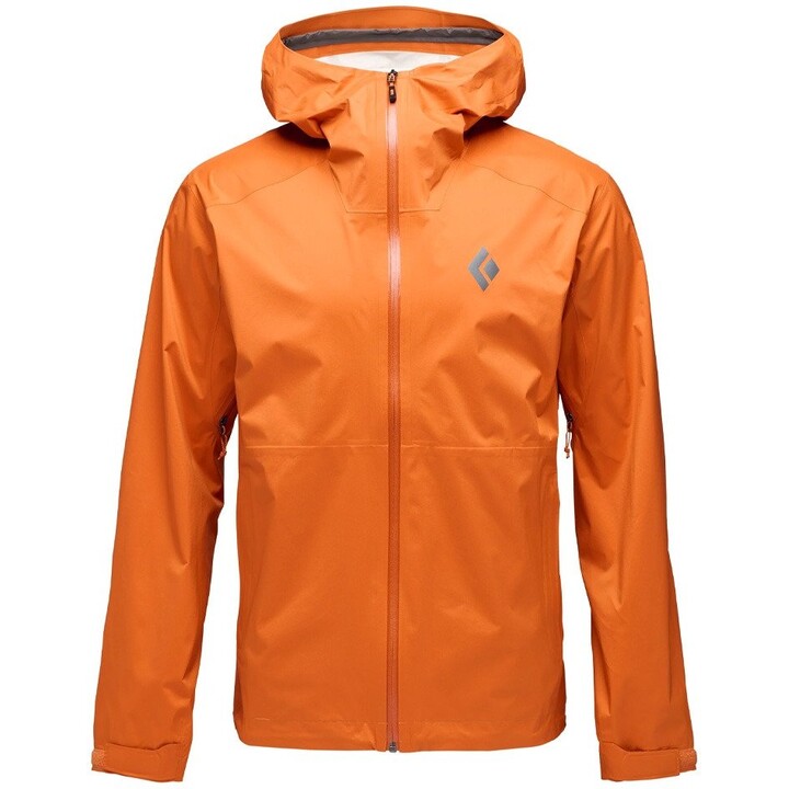 Chaqueta impermeable Black Diamond Fineline Stretch 699519, color azafrán, talla L
