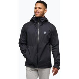 Black Diamond Fineline Stretch Rain Shell 591454 Black Size XL