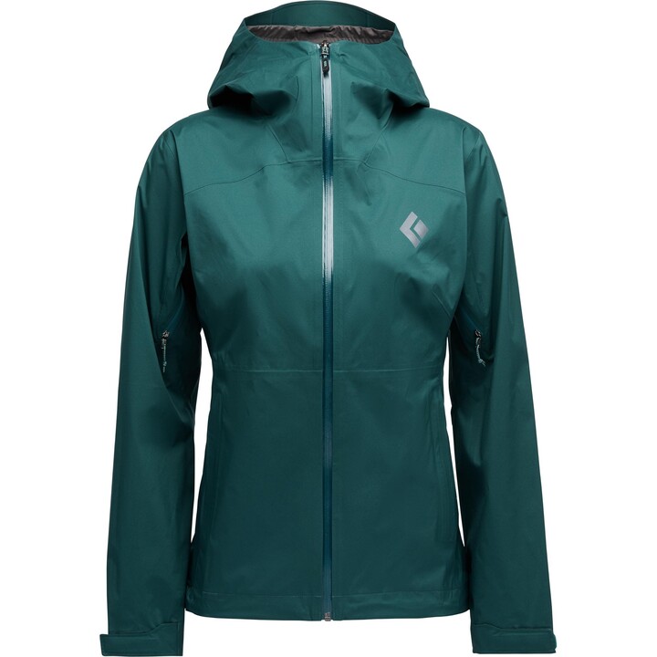Chaqueta Black Diamond Fineline Stretch Shell para mujer 591309, color Deep Woods, talla L