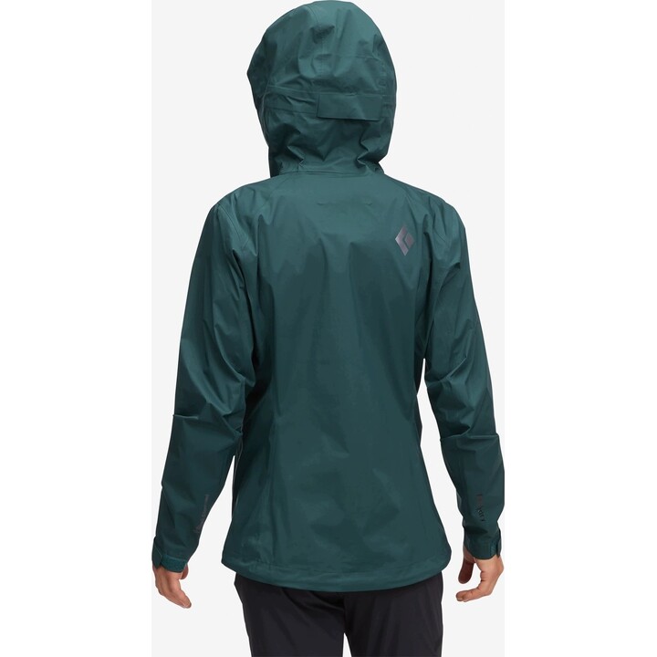 Chaqueta Black Diamond Fineline Stretch Shell para mujer 591309, color Deep Woods, talla L