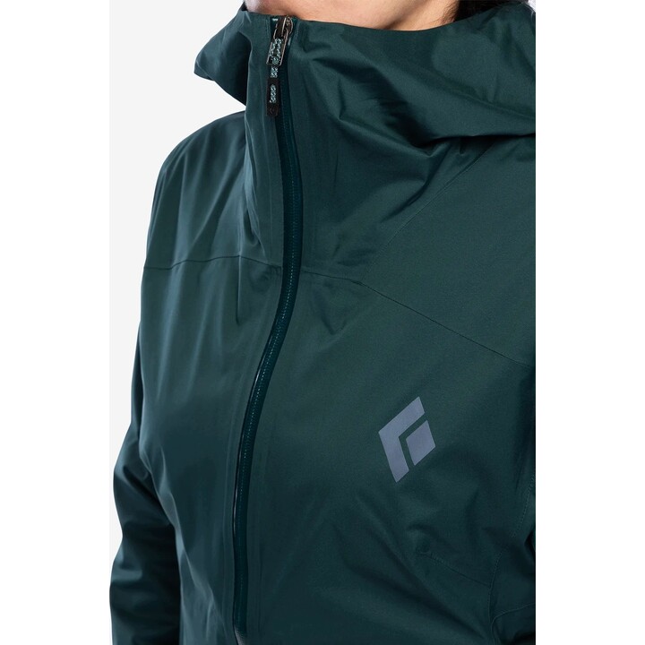 Chaqueta Black Diamond Fineline Stretch Shell para mujer 591309, color Deep Woods, talla L