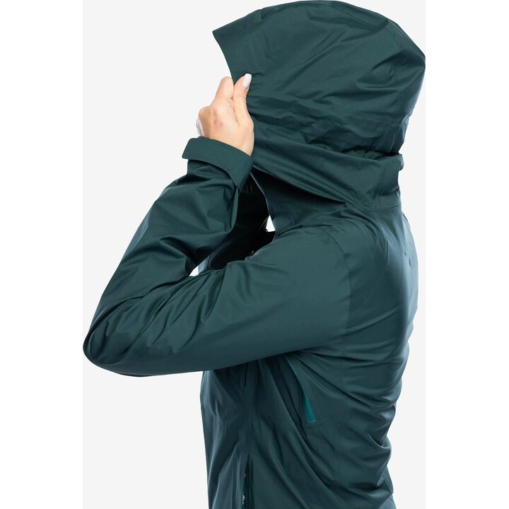 Chaqueta Black Diamond Fineline Stretch Shell para mujer 591309, color Deep Woods, talla L