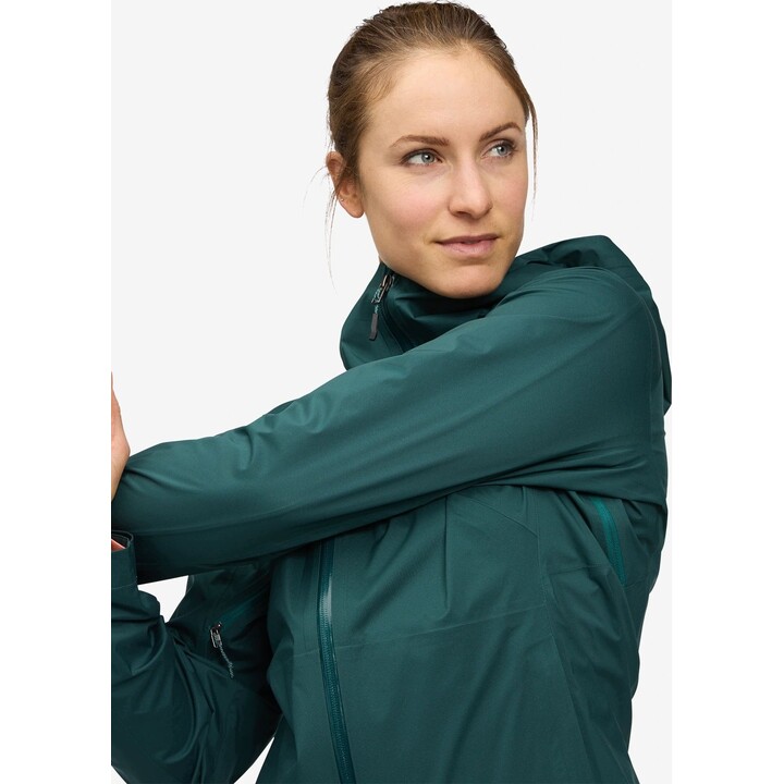 Chaqueta Black Diamond Fineline Stretch Shell para mujer 591309, color Deep Woods, talla L