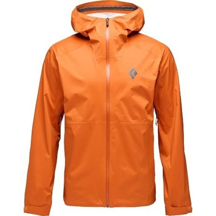 Chaqueta impermeable Black Diamond Fineline Stretch 699444, color azafrán, talla M
