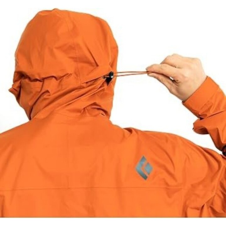 Chaqueta impermeable Black Diamond Fineline Stretch 699444, color azafrán, talla M