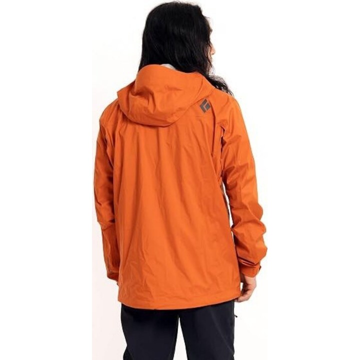Chaqueta impermeable Black Diamond Fineline Stretch 699444, color azafrán, talla M