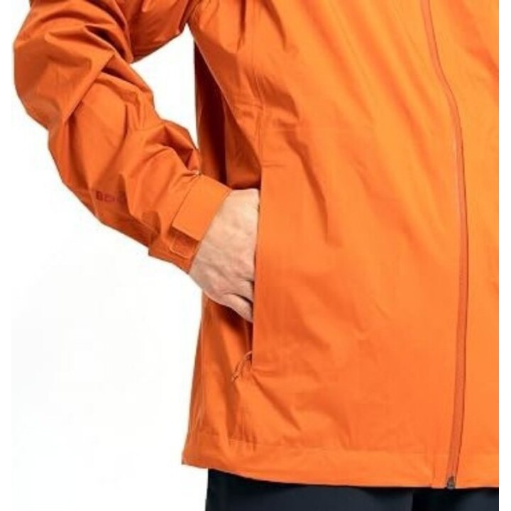 Chaqueta impermeable Black Diamond Fineline Stretch 699444, color azafrán, talla M