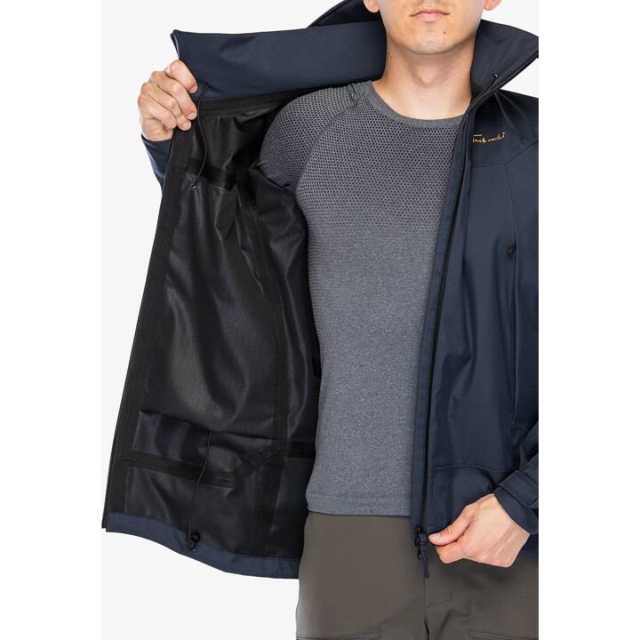 Chaqueta impermeable de montaña Malachowski 3L 677585, azul marino, talla XL