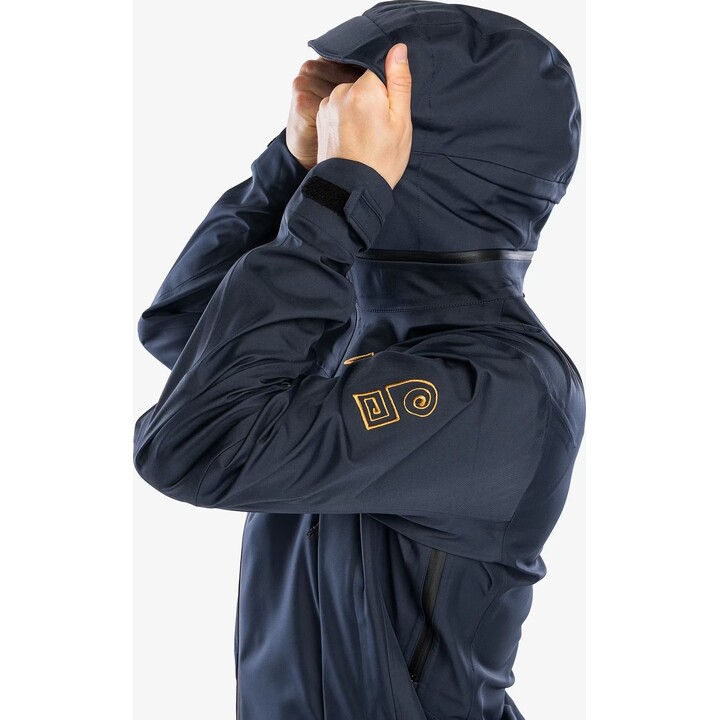 Chaqueta impermeable de montaña Malachowski 3L 677585, azul marino, talla XL