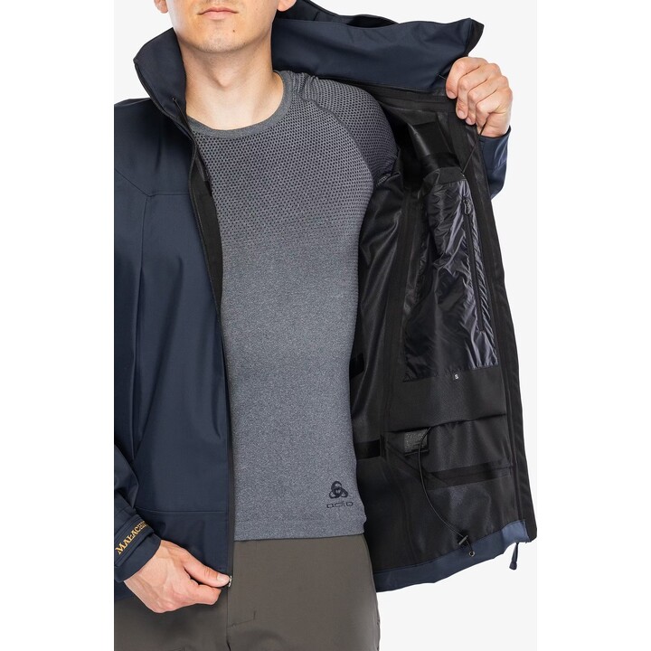 Chaqueta impermeable de montaña Malachowski 3L 677585, azul marino, talla XL
