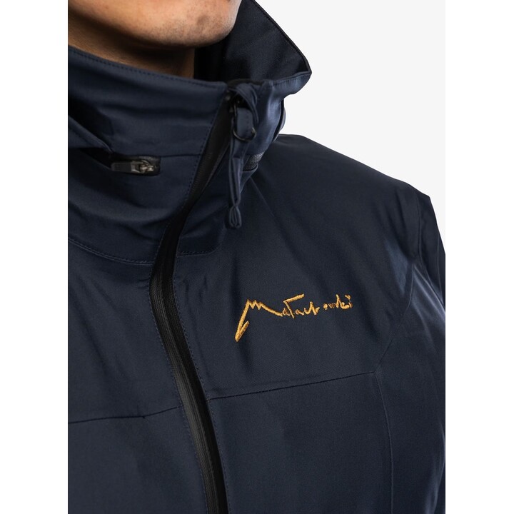 Chaqueta impermeable de montaña Malachowski 3L 677585, azul marino, talla XL