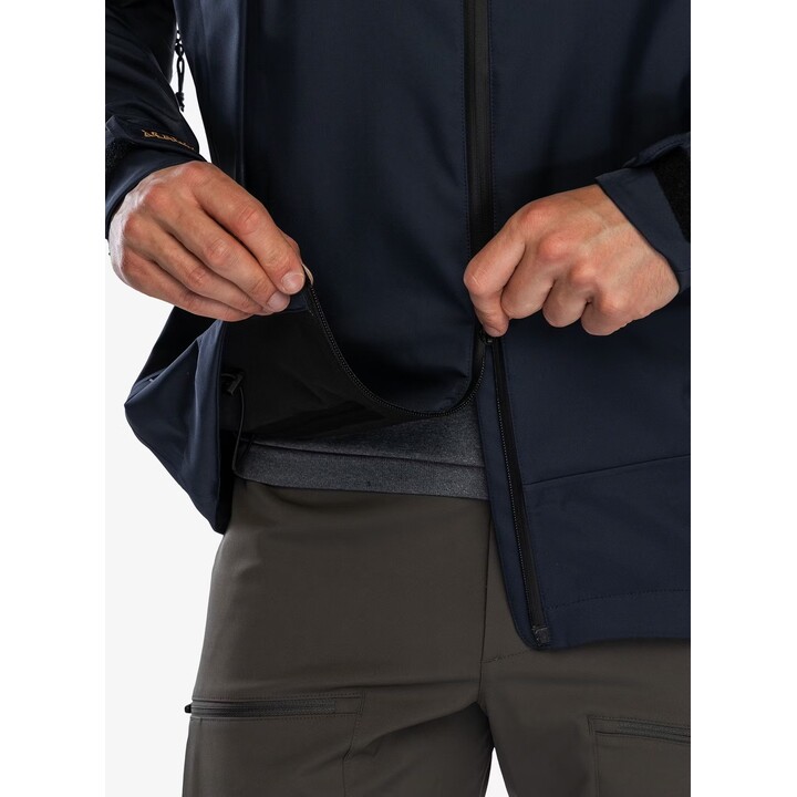 Chaqueta impermeable de montaña Malachowski 3L 677585, azul marino, talla XL