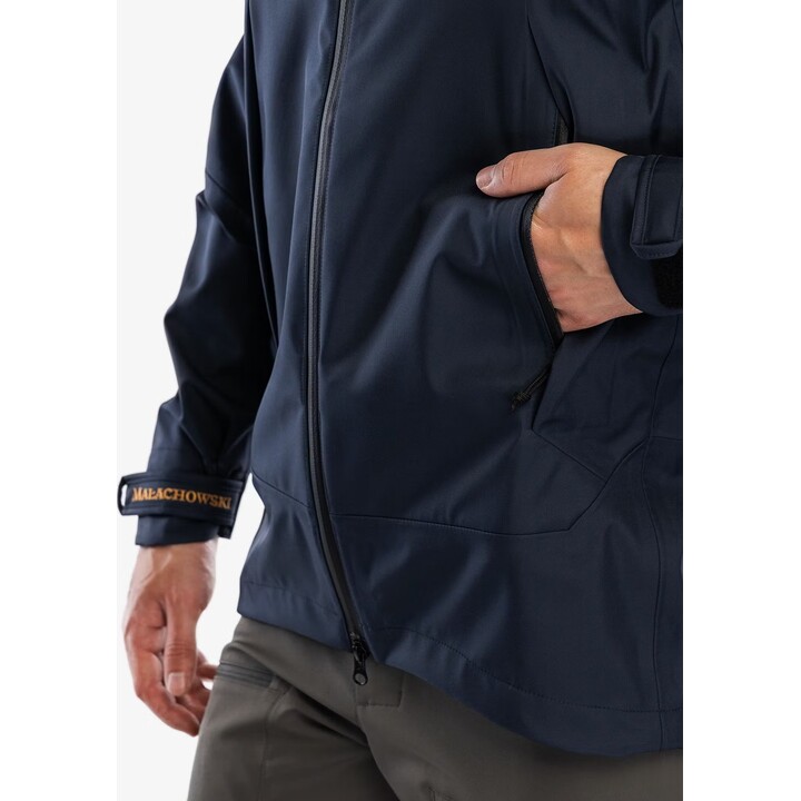 Chaqueta impermeable de montaña Malachowski 3L 677585, azul marino, talla XL