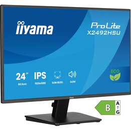 Monitor per PC iiyama ProLite X2492HSU-B1 da 60,5 cm (23,8") con risoluzione Full HD LED e risoluzione 1920 x 1080 pixel, c