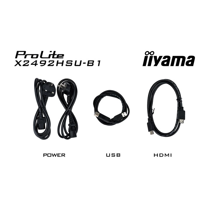 iiyama ProLite X2492HSU-B1 Computerbildschirm 60,5 cm (23.8") 1920 x 1080 Pixel Full HD LED Schwarz