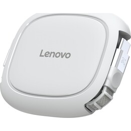 Cabo USB-C retrátil Lenovo GX91V57059 de 240 W, branco.