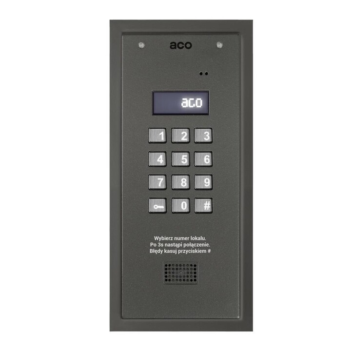 Panel de intercomunicación ACO CDNP7ACC ST (G3) (maestro y esclavo)