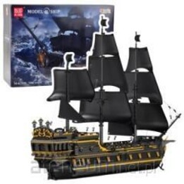 Set di mattoncini per costruire la nave pirata Black Pearl, 5266 pezzi.