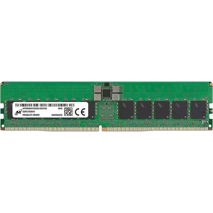 Micron MTC20F2085S1RC64BT, 32 GB, DDR5, 6400 MHz, PC5-51200, 2Rx8, ECC, RDIMM registrada