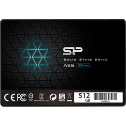 SSD interno Silicon Power Ace A55 SP512GBSS3A55S25 de 2,5" SATA III, 512 GB