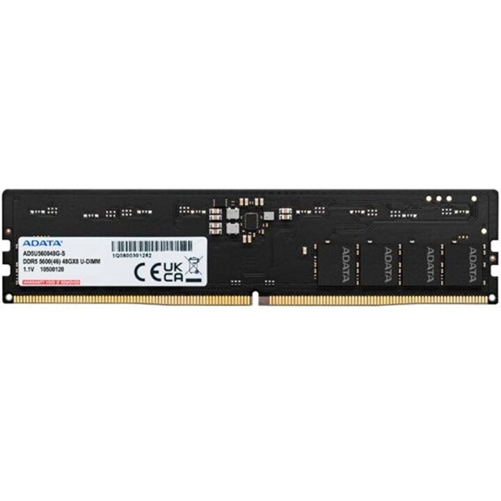ADATA Premier AD5U560016G-B RAM DDR5 da 16 GB, 5600 MHz, CL46, DIMM a 288 pin, sfusa