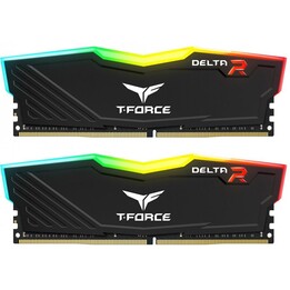 Memoria RAM TeamGroup T-Force Delta RGB TF3D416G3200HC16FDC01 DDR4 de 16 GB (2 x 8 GB) a 3200 MHz, CL16