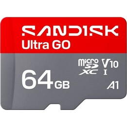 Cartão de memória SanDisk Ultra SDSQUGN-064G-GN6MN microSDXC UHS-I de 64 GB