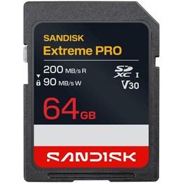 Scheda di memoria SanDisk Extreme PRO SDSDXXU-064G-GSCIN SDXC UHS-I da 64 GB