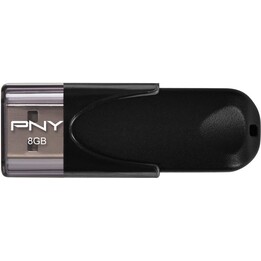 Memoria USB PNY Attaché 4 FD8GBATT4-EF USB 2.0 de 8 GB, negro/verde