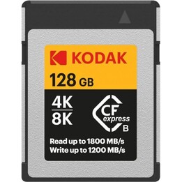 Cartão de memória Kodak EKMCFX128GK CFexpress Tipo B de 128 GB