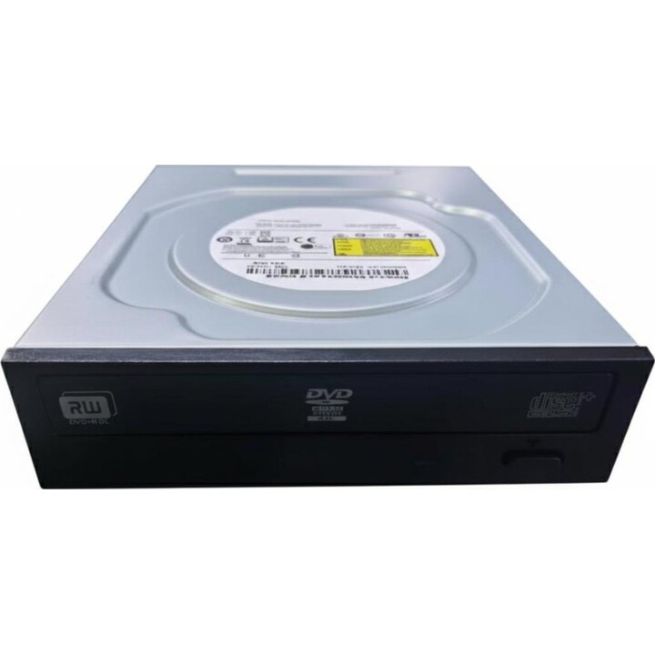 Unidade ótica interna Gembird DVD-SATA-01 de 5,25 polegadas com interface SATA, DVD-RW, preta