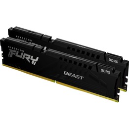 Memória RAM Kingston FURY Beast KF556C36BBE2K2-64 DDR5 5600 MT/s CL36, 64 GB (2x32 GB), preta
