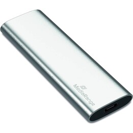 MediaRange MR1103 M.2 NVMe External SSD Solid State Drive USB Type-C 960GB Silver