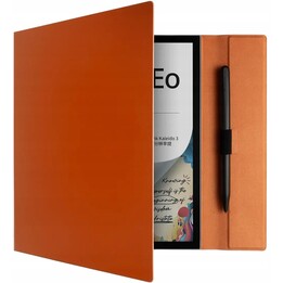 Funda con tapa abatible para el lector PocketBook FL-1042-BN-WW, 6 pulgadas, marrón