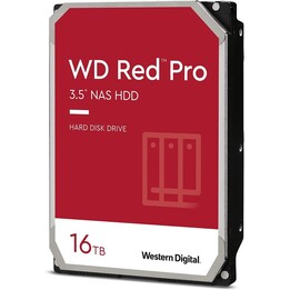 Disco rígido Western Digital WD Red Pro WD161KFGX de 3,5 polegadas para NAS, 16 TB, 7200 RPM, 512 MB