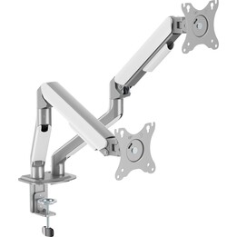 White Shark AKHENATEN-II GMS-3212 soporte doble para monitor plata