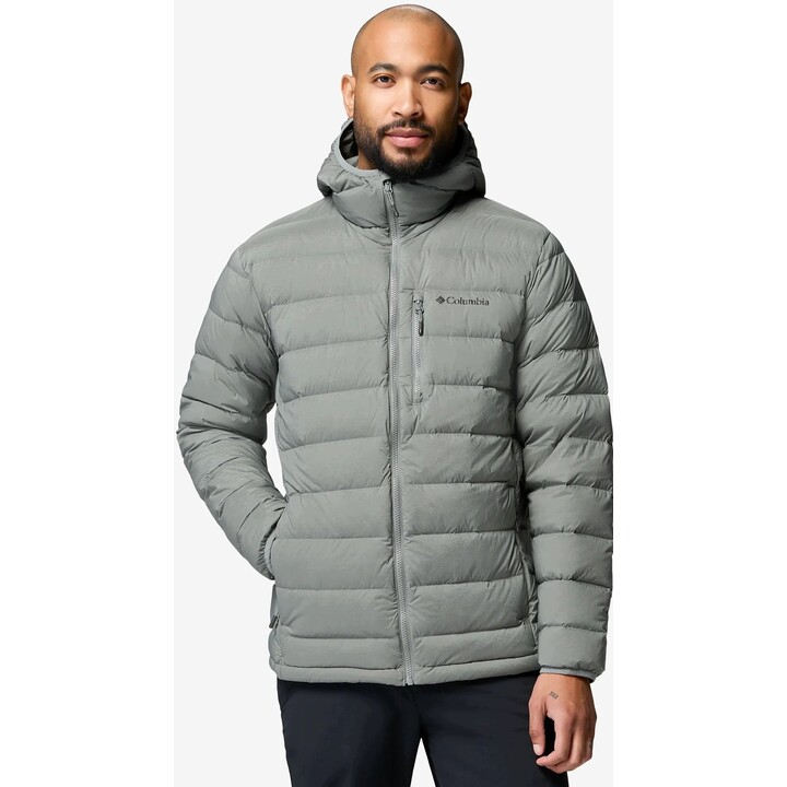 Chaqueta con capucha Columbia Drift Peak Stretch Down, 759825, verde salvia Sedona, talla M