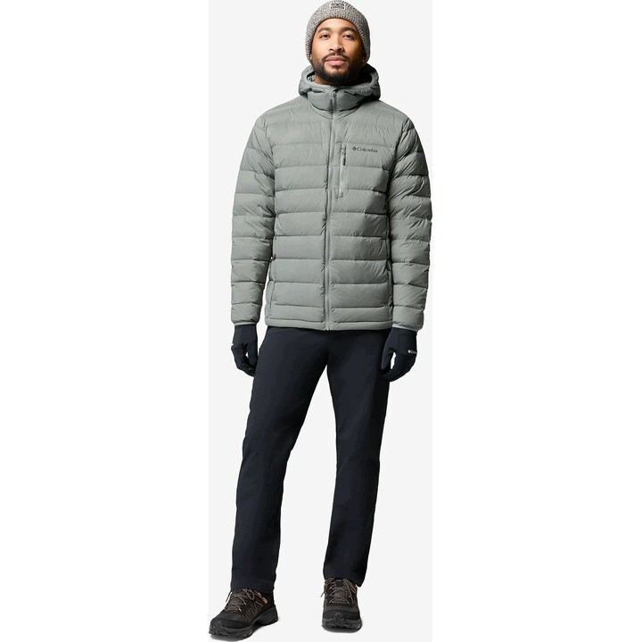 Chaqueta con capucha Columbia Drift Peak Stretch Down, 759825, verde salvia Sedona, talla M