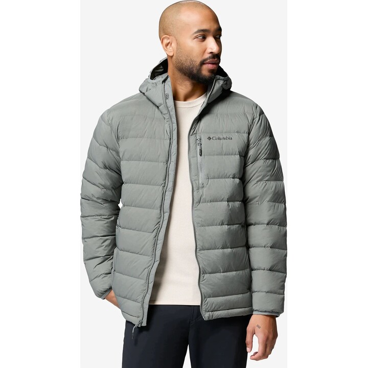 Chaqueta con capucha Columbia Drift Peak Stretch Down, 759825, verde salvia Sedona, talla M