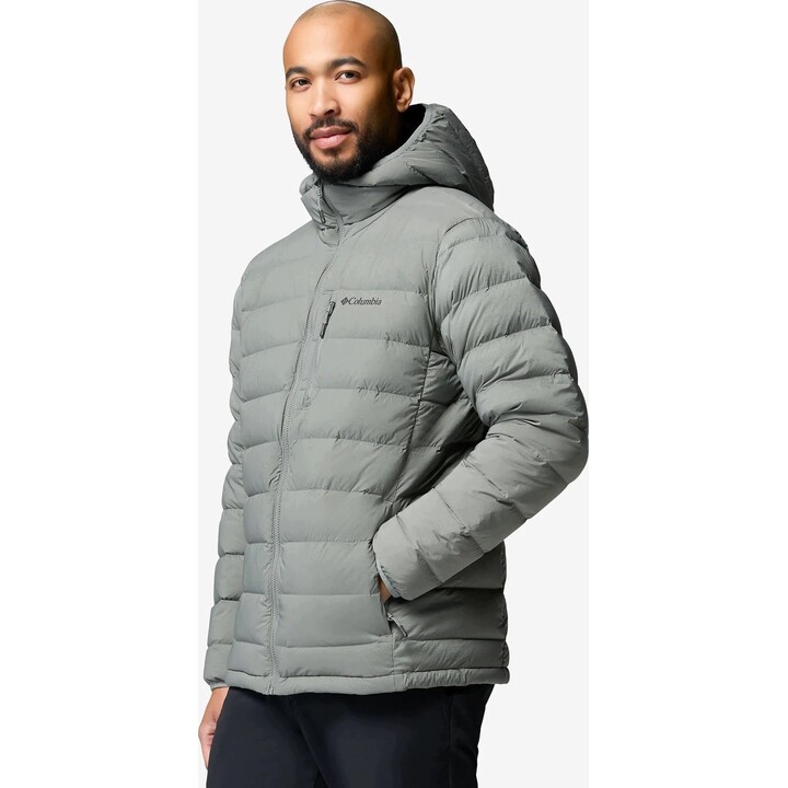 Chaqueta con capucha Columbia Drift Peak Stretch Down, 759825, verde salvia Sedona, talla M