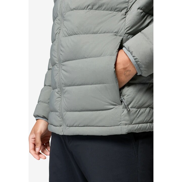 Chaqueta con capucha Columbia Drift Peak Stretch Down, 759825, verde salvia Sedona, talla M